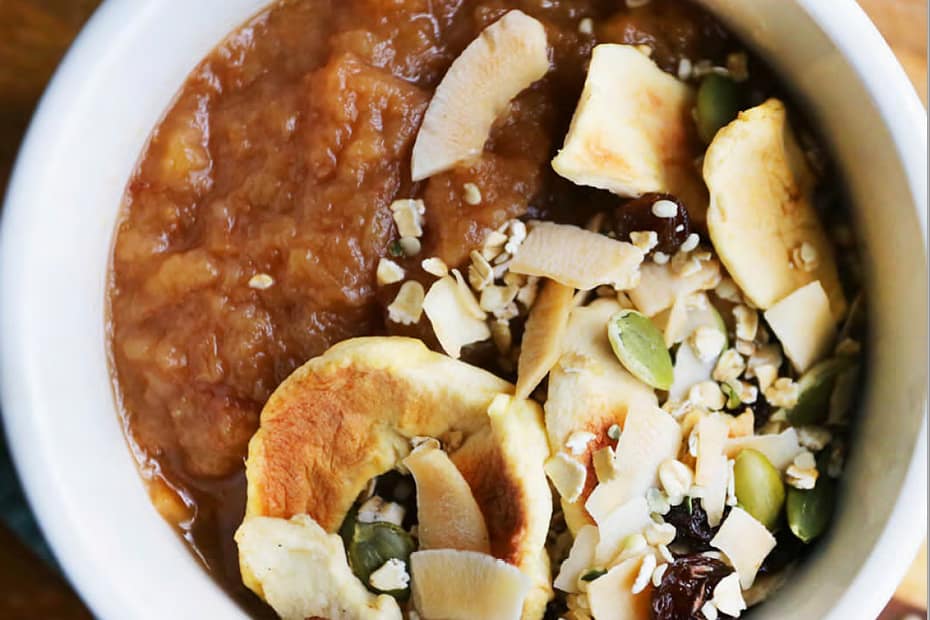 Slow cooked apple cinnamon